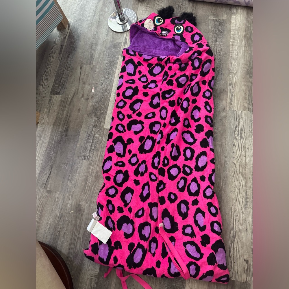 Pink and Purple Print Sleeping Bag